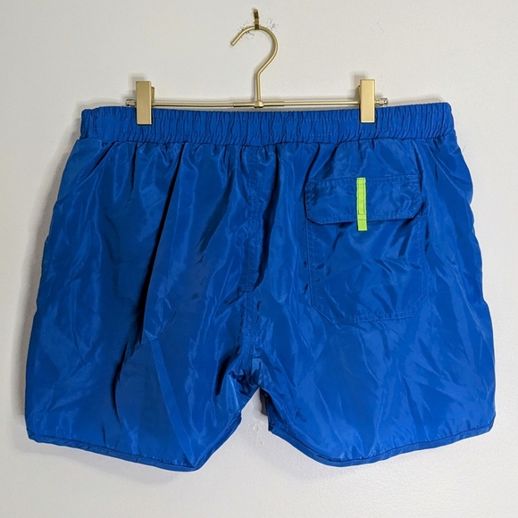 Desmiit XXL Blue Swim Trunks w/ 4.5" Inseam - Picture 3 of 10
